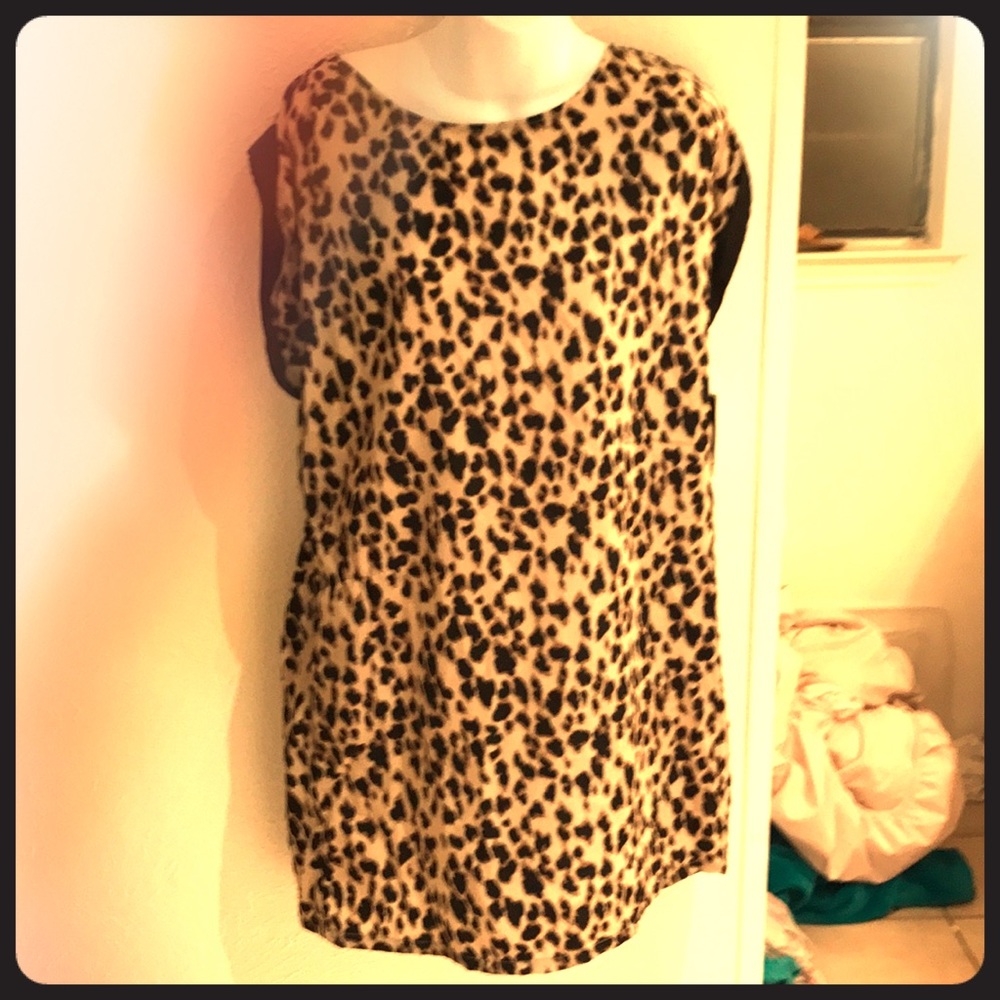 NWT Leopard Print Dress Sz XL